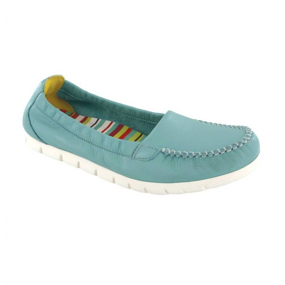 NEW SAS women's sunny slip on loafer in teal